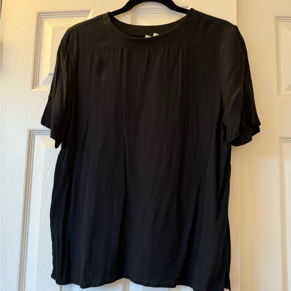 Treasure & Bond Black Short Sleeve Tee